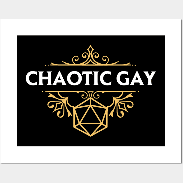 Chaotic Gay Alignment Wall Art by OfficialTeeDreams